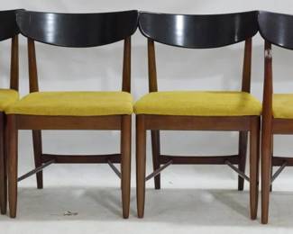 302 - Set of 4 Mid-Century Dining Chairs 31x23x19