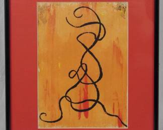 1360 - Abstract Framed Art 13x10