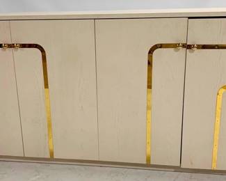 4342 - Modern Bold Linear 4-Door Sideboard 36 x 65 x 19