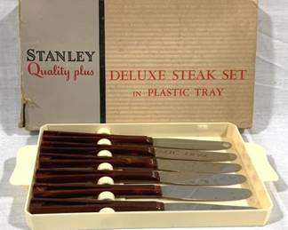 3513 - Stanley Deluxe Steak Set in Plastic Tray