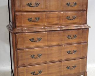 6013 - Kent Coffey Palais Royal Chest on Chest Kent-Coffey 53 x 40 x 19