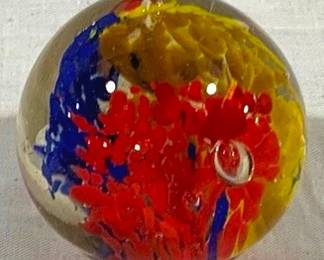 9388 - Art Glass Paperweight 3"