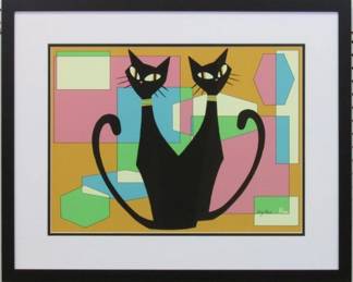 9032 - HERE IS LOOKING AT YOU HAND SIGNED GICLEE by Ivy Lowe - 26.25 X 21.5