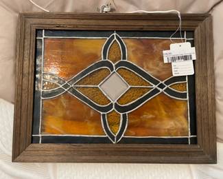 Framed Stained Glass Suncatcher