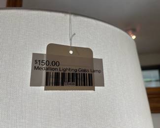 Medallion Lighting Glass Lamp