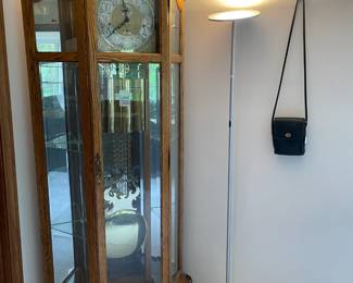 Howard Miller Curio Grandfather Clock, Floor Lamp
