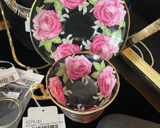 Aynsley Cabbage Rose Set