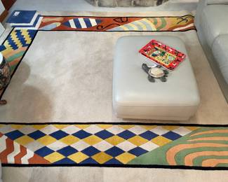 Geometric Modern Rug, Ottoman