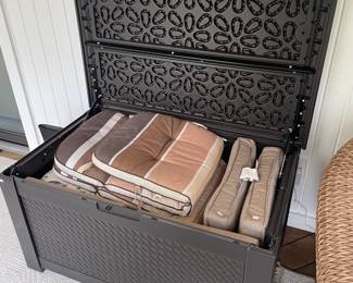 Storage Container, Cushions