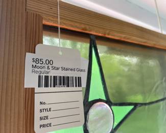 Moon & Star Stained Glass