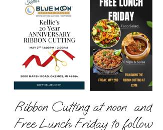Save the Date: May 2nd at 12pm, help us celebrate 20 years of being in business and enjoy lunch on us
