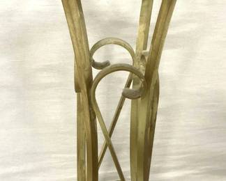 Vintage Iron Ash Tray Stand W Handle