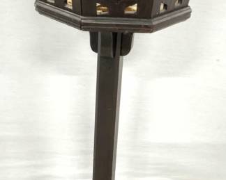 Vintage Carved Wooden Planter Stand