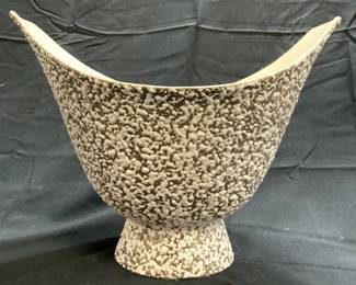 83: ROYAL HAEGER Popcorn Splatter Footed Vessel