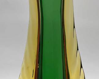 157: Vintage Murano Sommerso Style Art Glass Vase