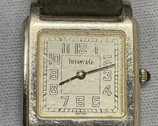 Vtg Tiffany & Co Stainless Steel Watch