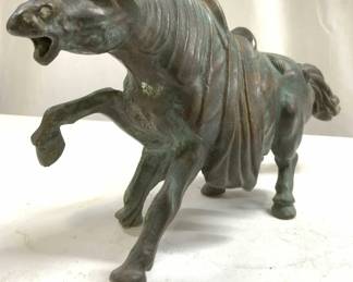 Antique Bronze Horse Figural