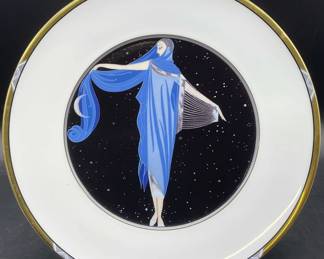 1988 ERTE MOONLIGHT UH200 Fine China Plate, WG