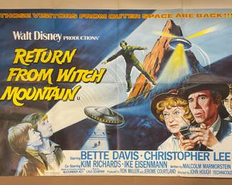 1978 Return From Witch Mountain Original Poster