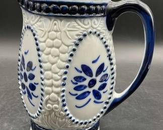 171: PORCELANA M. SIAO MG Hand Painted Pitcher, Bz