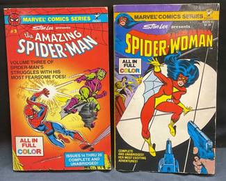 2 1979 Marvel Spider Man & Spider Woman Books