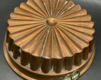 REIN KUPPER GERMANY Round Ribbed Copper Mold