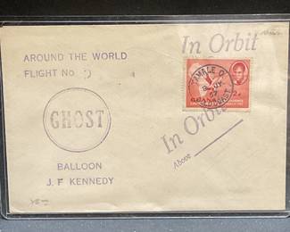 1957 GHOST World Balloon Flight Commem Cover