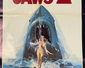 1978 JAWS 2 Theatrical Poster, Original One Sheet