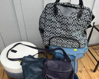 Purses “Prada””Gucci” and “coach”