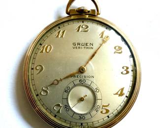 Gruen Veri-Thing Precision Pocket Watch