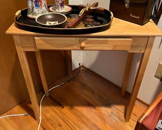 French Country Style Pine Side Table