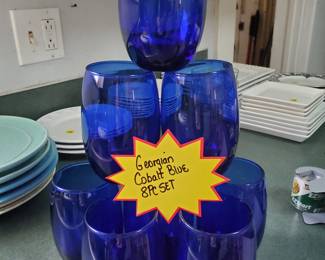 Georgian cobalt blue