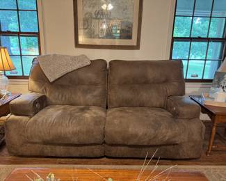 Leather sofa recliner $50