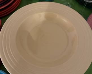 Fiestaware yellow pasta bowl