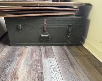 Old Army foot locker circa mid 1900’s