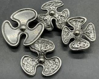 RACHEL GERA 94 Vintage Floral Brooch / Pendant