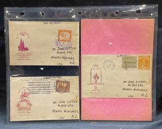 1933 Grace Line Commemorative Covers, S. America