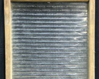 NATIONAL WASHBOARD CO Vtg Wooden Washboard