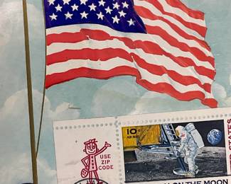 1969 First Day Cover First Man On The Moon Stamp