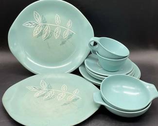 Set 12 RUSSEL WRIGHT MCM Melamine Dinnerware
