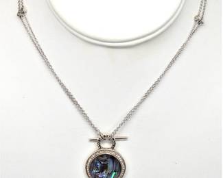 Sterling Silver & Mystic Quartz Necklace