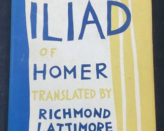 Signed Richmond Lattimore Homer Iliad Book