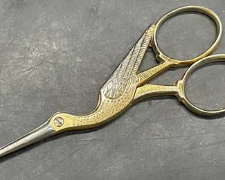 Vintage Marks Solingen Germany Crane Scissors