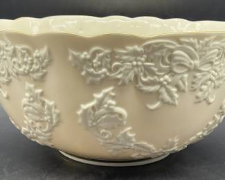 LENOX HOLIDAY HOSTESS Porcelain Punch Bowl