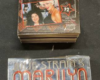 Group Lot 25+ Julie Strain Marilyn Trading Cards