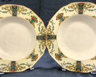CROWN DOUCALWARE Pr Vntg Porc Bowls ENGLAND