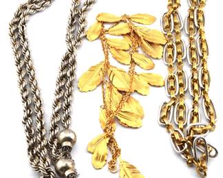 Costume Necklaces 3 Pieces