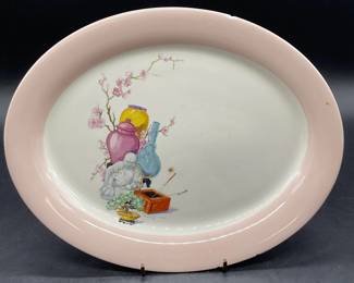 HLC SWING EGGSHELL USA Signed Porcelain Plate