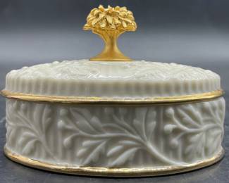 LENOX Handcrafted September Porcelain Trinket Box