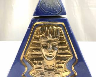 JIM BEAM Imperial Session Pyramid Ceramic Decanter